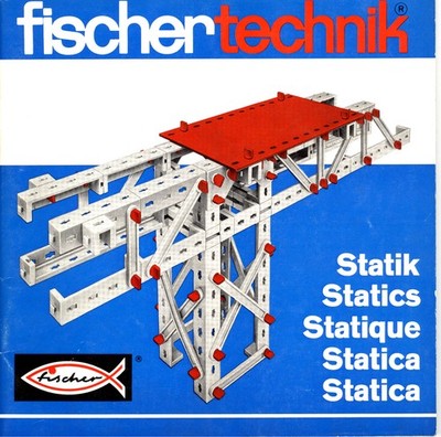 Fischertechnik Bauanleitung Statik, 68 Seiten, guter Zustand