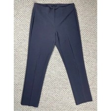 Adrianna Papell Black Slim Slacks Stretchy Size 4 NWT