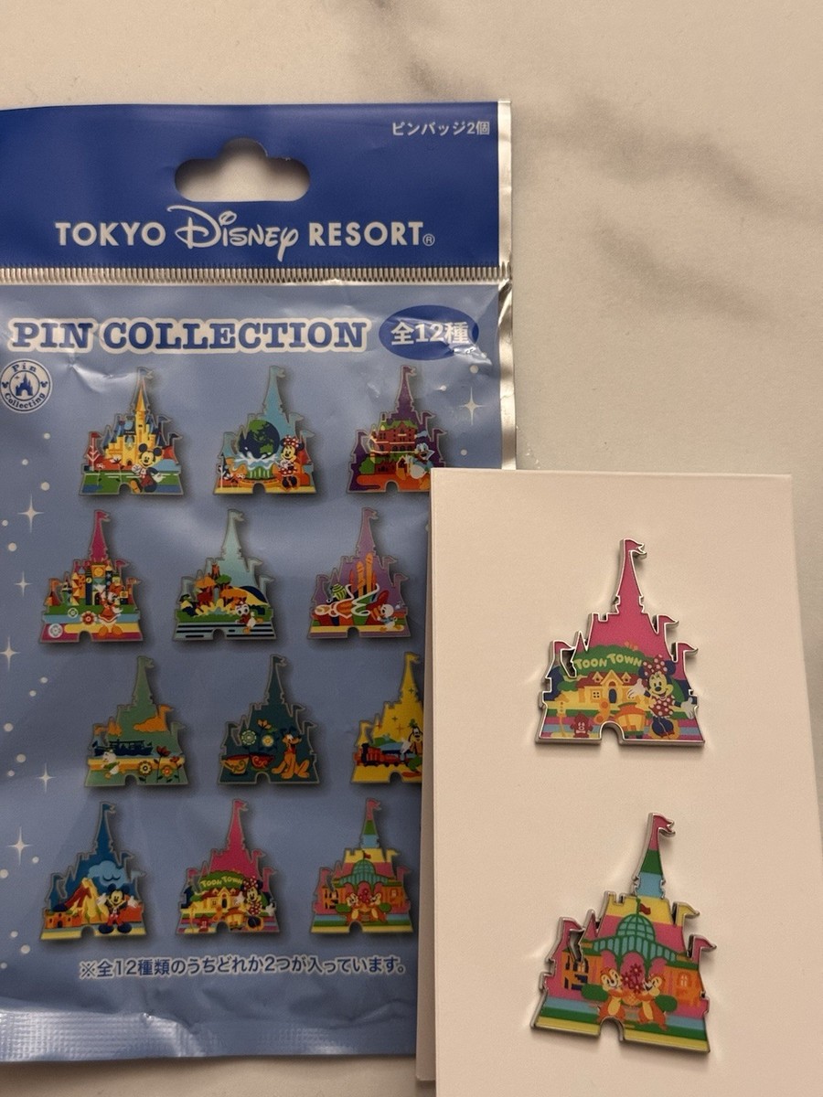 Tokyo Disney Resort Castle Mystery Pin Set Blind Bag Minnie Mouse