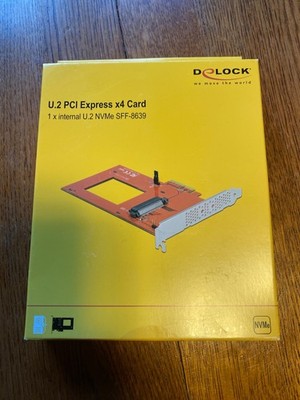 Delock PCIe x4   1 x intern U.2 NVMe SFF-8639 | NEU!