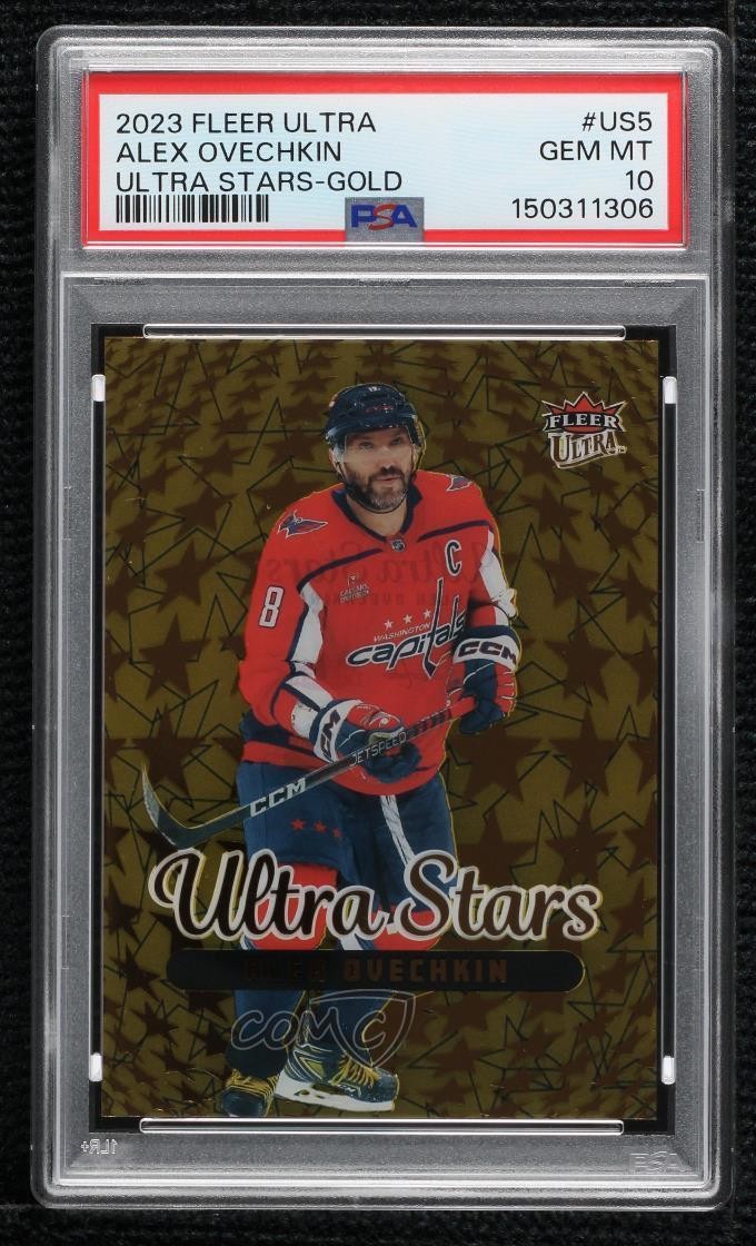 2023-24 Upper Deck Fleer Ultra Stars Gold Alex Ovechkin #US-5 ig1