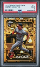 2024 Topps Gilded Collection #91 Heston Kjerstad PSA 9