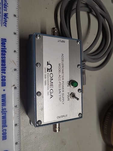 Omega ACC-PS3 Accelerometer AC Power Supply, Single Channel. - Picture 4 of 9