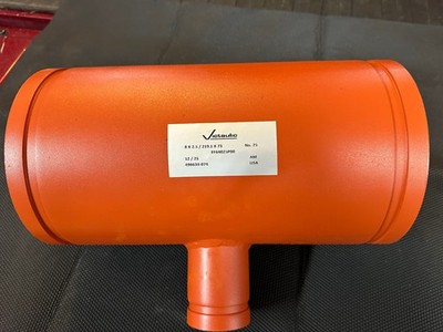 NEW Victaulic FF64025P00 Pipe Reducing Tee Carbon Steel 8 x 8 x 2 1/2 in Grooved