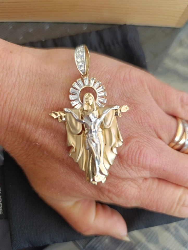 Kette, Anhänger, ECHT GOLD, 585, kein 333, 750 , Massiv , Top Zustand, - Bild 1 von 4