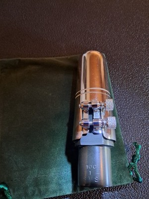 Vintage Berg Larsen 100/1 SMS Tenor-Saxophon Mundstück orig Kappe Blattschraube 