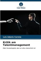 Luis Adonis Correia | Kritik Am Talentmanagement | Taschenbuch | Deutsch (2023)