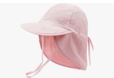 Baby Sun Hat with Neck Flap Pink 6-24 Month
