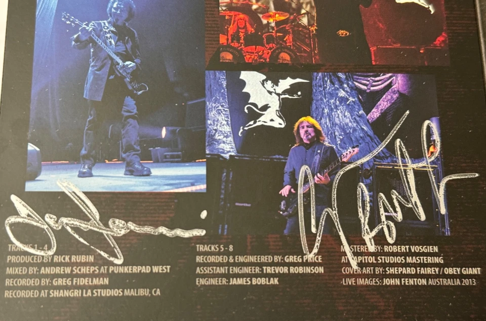 Компакт-диск Black Sabbath The End с автографом ограниченное издание. Диджипак Оззи Осборн - Изображение 2 из 4