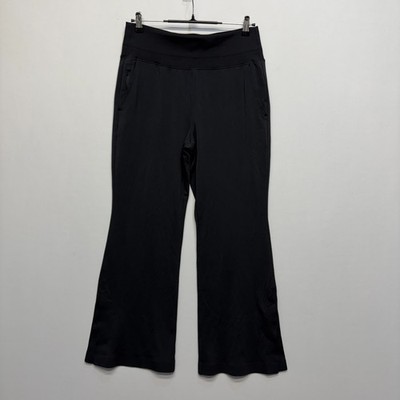 Athleta Women Venice Flare Pants Size M/P Medium Petite Black HO23 C083 -10