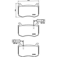 Hella BremsbelÄGe Vorne Passend FüR Alfa Romeo Giulia | 8DB 355 039-051