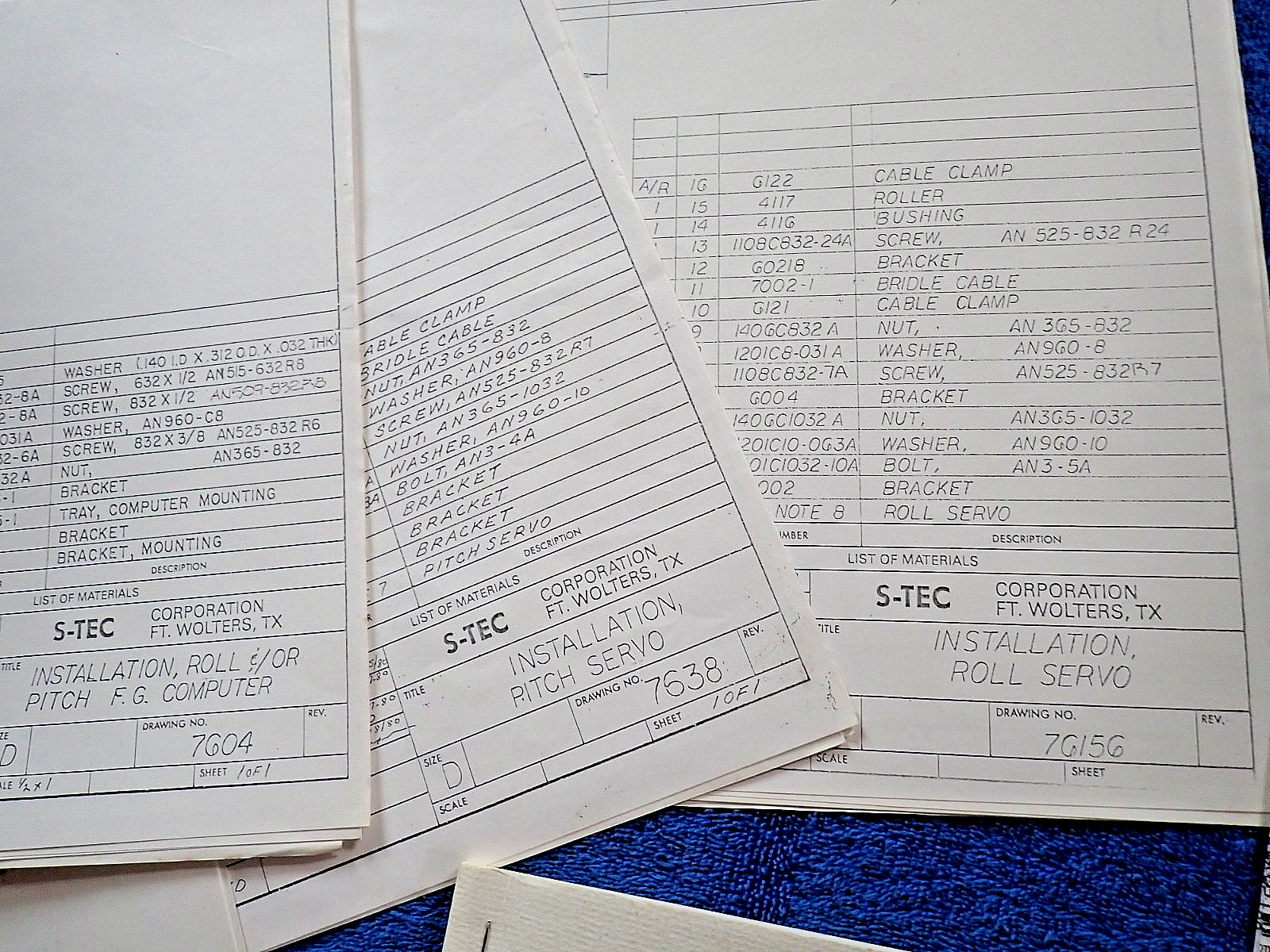 S-Tec 60 Beech Bonanza 2-Axis Autopilot ST-014 Installation Manual + Schematics