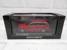 Mini car 1/43 Minichamps BMW 328i Touring 1999 light red model car