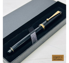 Pilot Custom 74 Black Fountain Pen 14K-585 F Nib A506 Japan