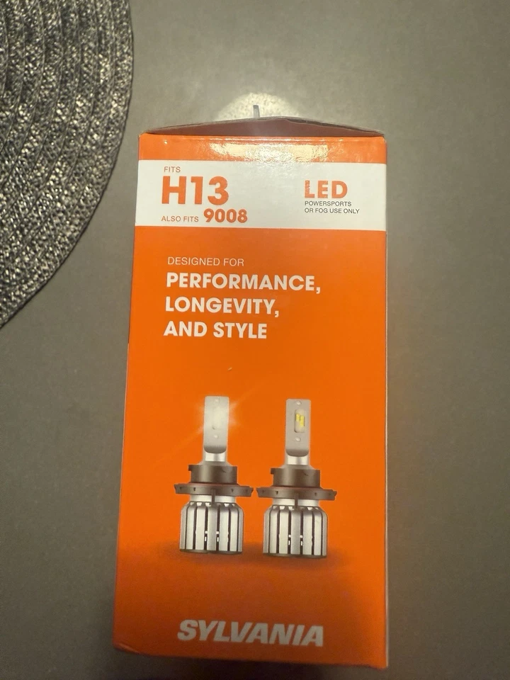 Sylvania LED PowerSports H13 9008 Headlight Bulbs 6000K 12VDC - Image 4 of 4
