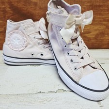 Converse Girls 2 Kids Chuck Taylor All Star Ruffles  Bows High-Top Pink