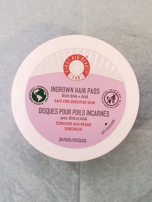 NEW/SEALED - First Aid Beauty - Ingrown Hair Pads with BHA & AHA (28 pads)