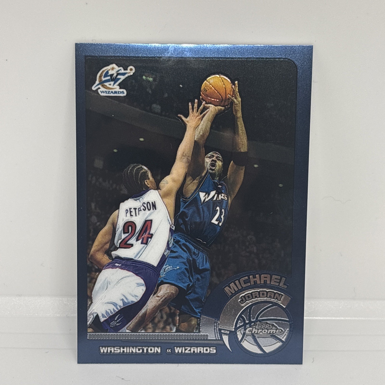 2002-03 TOPPS CHROME NBA BASKETBALL MICHAEL JORDAN #10 WASHINGTON WIZARDS