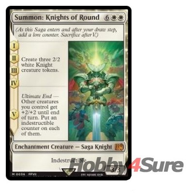Summon: Knights Of Round M/NM Magic: The Gathering MTG Final Fantasy | eBay Summon: Knights Of Round M/NM Magic: The Gathering MTG Final Fantasy | eBay