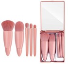 Easy taken Travel Makeup Brush Set, 5pcs Mini Complete Function Cosmetic Brushes