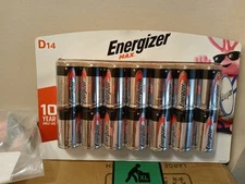 Energizer MAX D Batteries, D Cell Alkaline Batteries