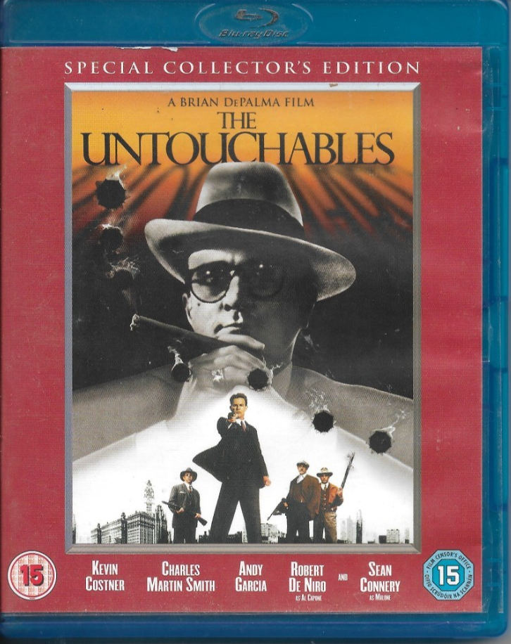 The Untouchables Blu Ray Special Collector's  Edition Kevin Costner Andy Garcia