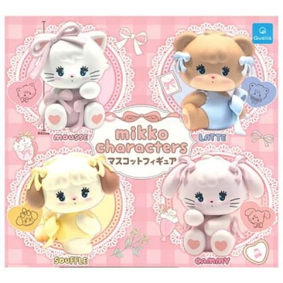 Mikko Characters Mascot Figure / Gacha Full Set of 4 Capsule Japan