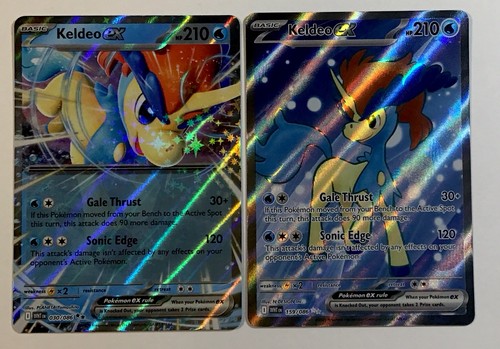 Pokémon SV 2025 White Flare WHT EN Keldeo ex ultra raro 159 y 030 - Imagen 1 de 5