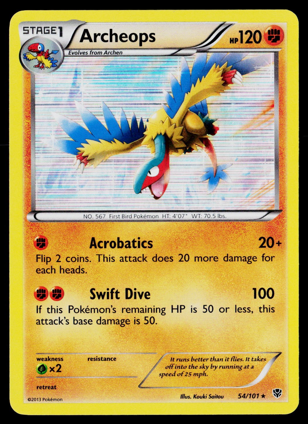 Plasma Blast #54/101 Archeops