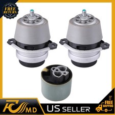 7L8199131A FOR AUDI Q7 VW TOUAREG PAIR ENGINE MOTOR MOUNTS W/ TRANS MOUNT 04-10