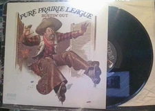 PURE PRAIRIE LEAGUE BUSTIN OUT LP VG+ AFL1-4769 1972