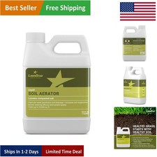 32oz Liquid Soil Aerator - Easy Solution for Lawn Health Water Drainage