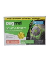 BugMD SQUITO STICKERS Pack of 78 CITRONELLA REPELLENT PATCHES SEALED 06/28 Exp