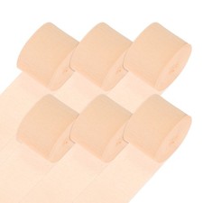 6-Rolls 492ft Crepe Paper Streamer for DIY Peach Pink-1.8 Inch x 82 Ft/Roll