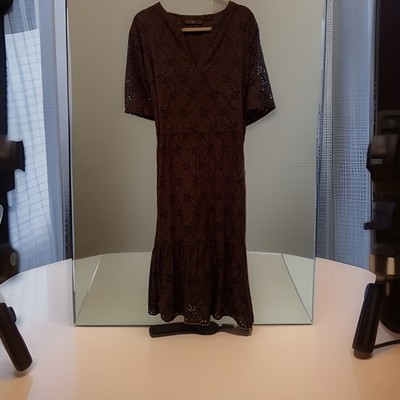 Emilia Lay 56 By Peter Hahn Spitze Lochstickerei ,A-A72cm, 52,54 tiefschwarz 