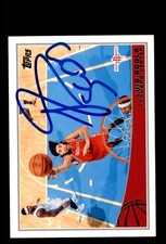 Signed Basketball Card Auto Luis Scola 2009-10 Topps #96 Houston Rockets