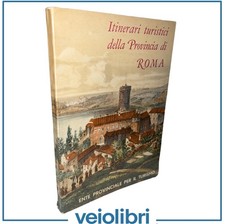 Itinerari turistici della Provincia di Roma guida turistica vintage collezione