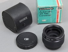 HANIMEX 3X Teleconverter for PENTAX M42 Universal Screw Mount Made in Japan