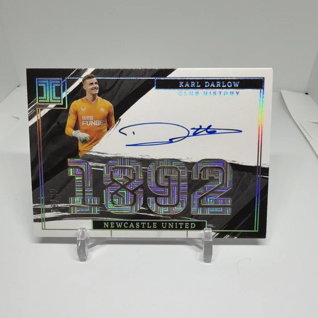 2021-22 Panini Impeccable Premier League Club History 48/92 Karl Darlow Auto 5jq