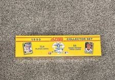 1990 Score Baseball Collector Set Hobby Box