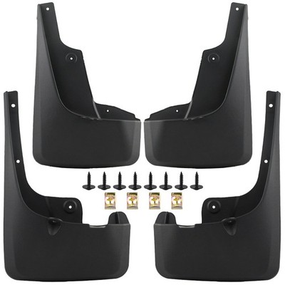 Fits Toyota 4Runner N280 5th Gen 2010-2024 4Pc TPO Mud Flaps Excl Fender Flares