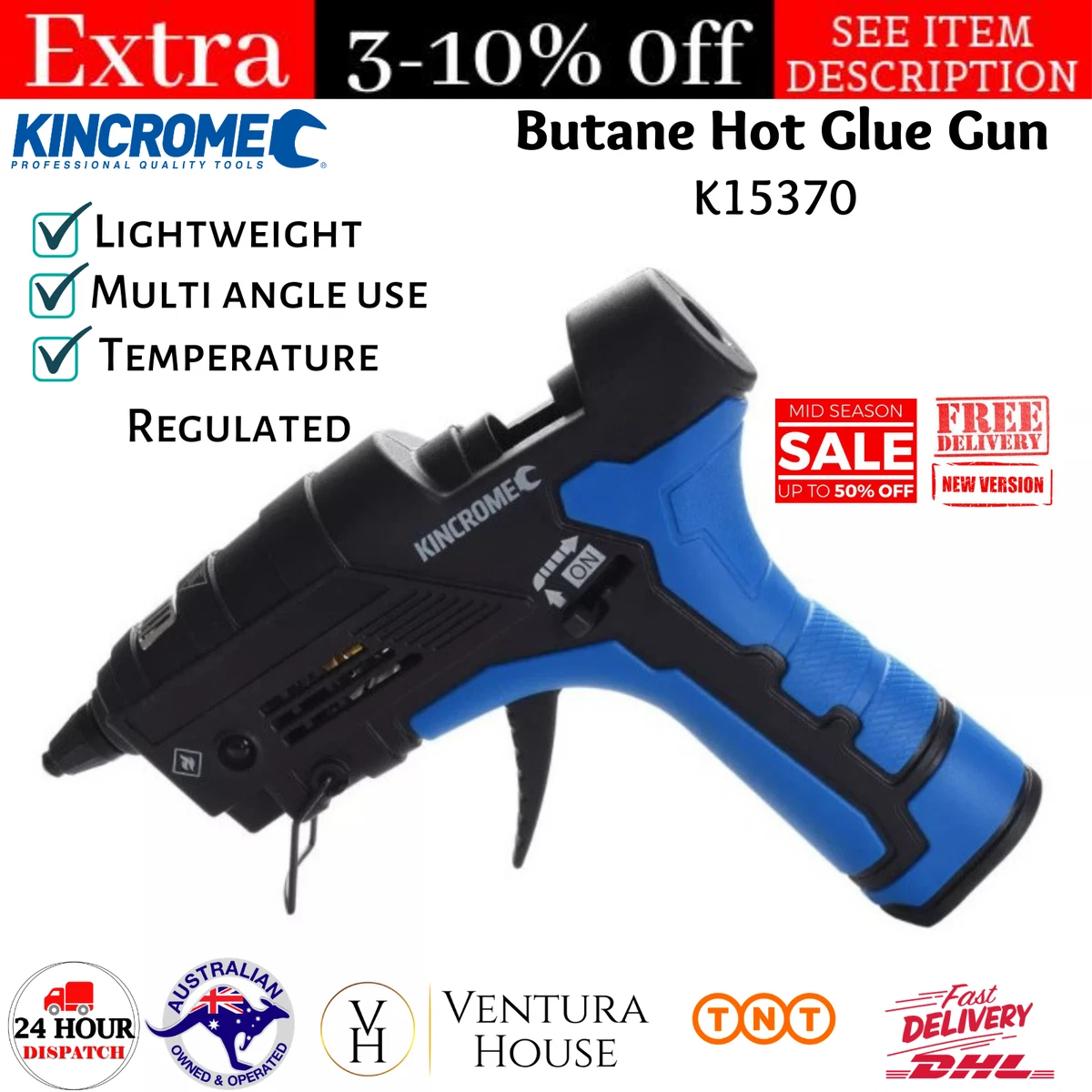 Butane hot on sale glue gun