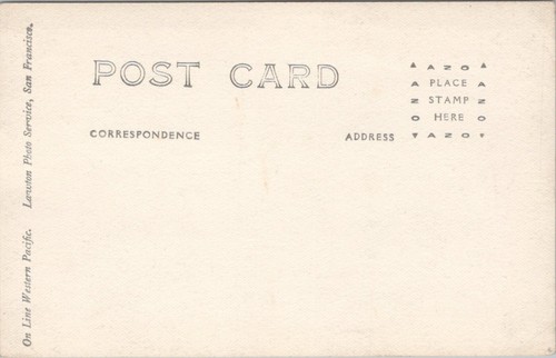 RPPC Bear Lake California View of Mountains & Lake Western Pacific Railroad 1910 - Picture 2 of 2
