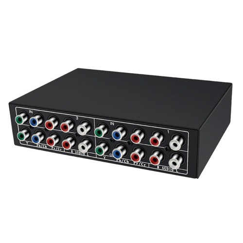 RGB Component Switch Selector 5 RCA 3-way Ypbpr Cable AV Switcher for DVD PlayMo - Picture 3 of 8
