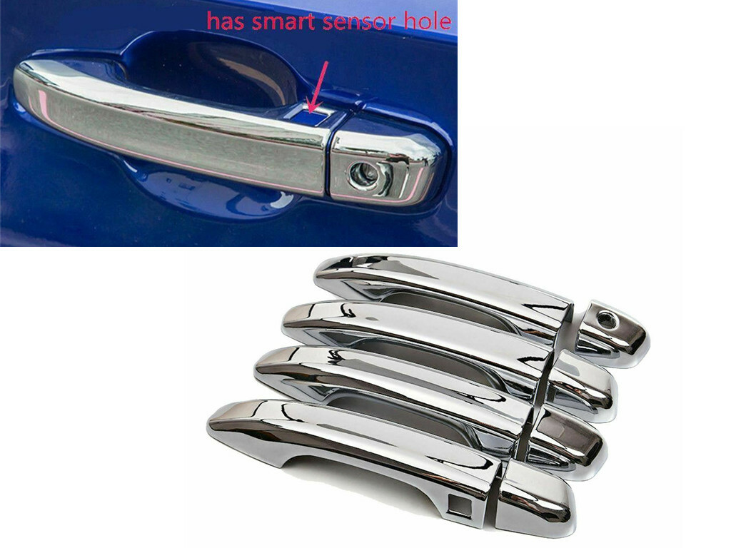 Chrome Door Handle Covers For 2020-2025 Ford Explorer (4-Piece Set, No Keyholes)