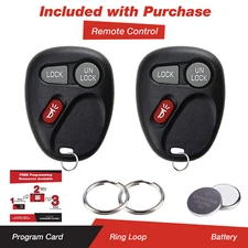 2x For 1999 2000 2001 GMC Sierra 1500 2500 3500 HD Remote Keyless Entry Key Fob