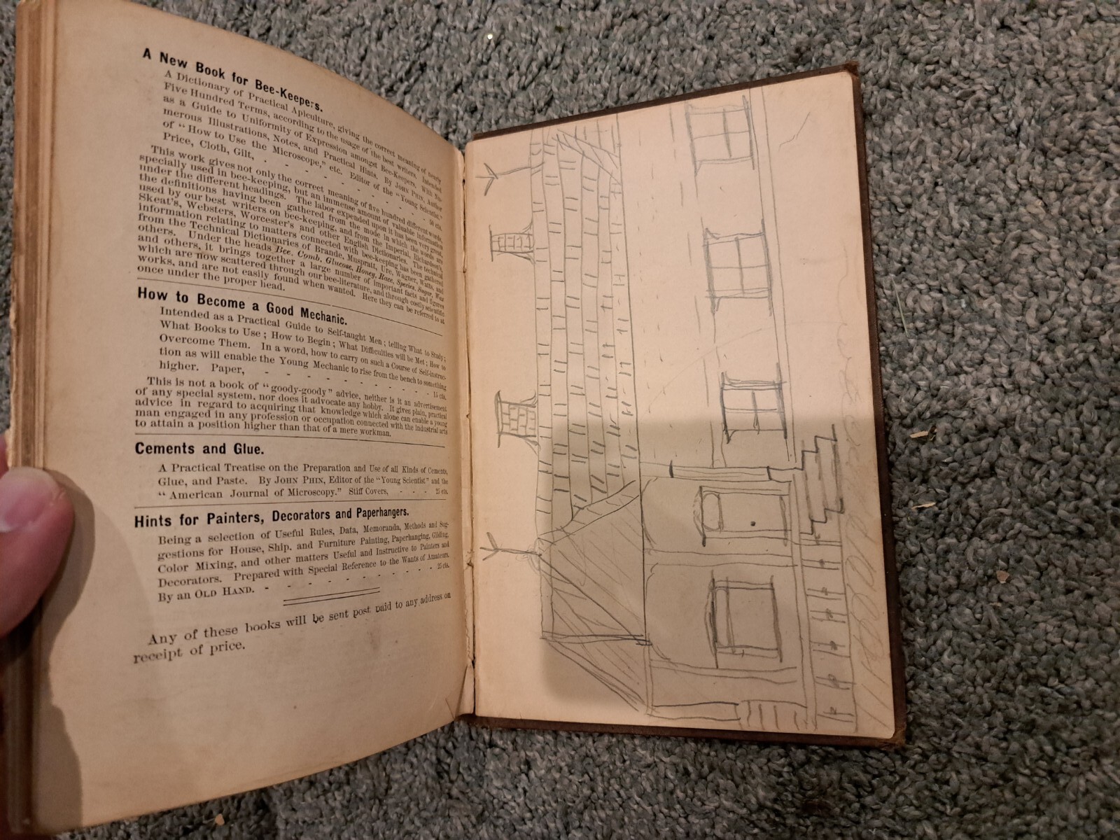 Antique Book Practical Carpentry Fred T. Hodgson 1883 eBay