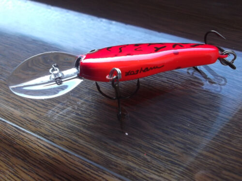 Custom Painted Older Bomber Deep Flat A Viper Red Craw - Bild 3 von 8