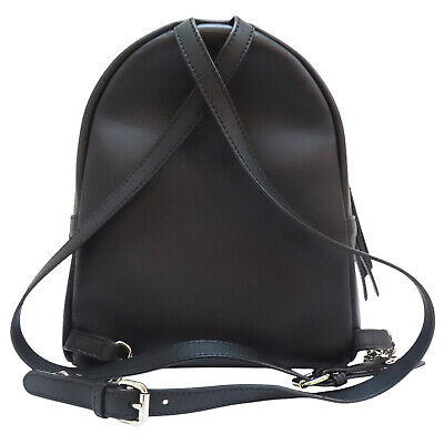 FENDI Vitello Dolce Studded Mini Backpack Black Multicolor FENDI Vitello Dolce Studded Mini Backpack Black Multicolor