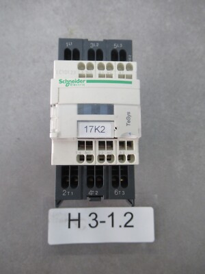 Schneider electric LC1D123 Schütz 3Pol 400VAC 5.5kW Spule 230VAC + LAD4RCU